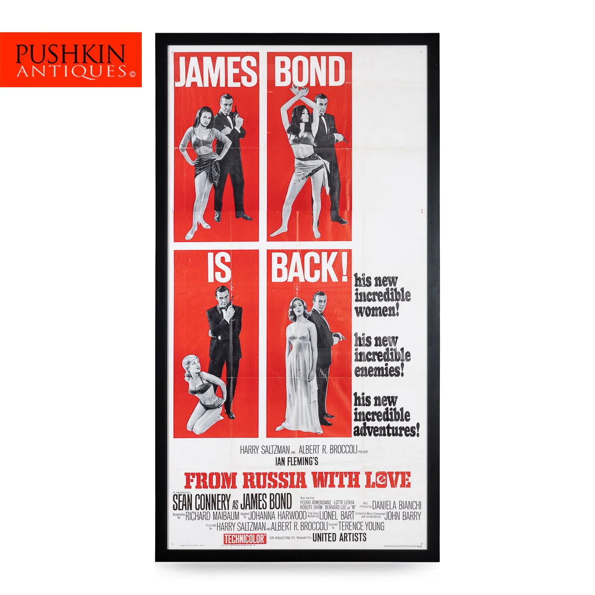 ORIGINAL JAMES BOND 007 'OCTOPUSSY' FILM POSTER, SIGNED BY MAUD